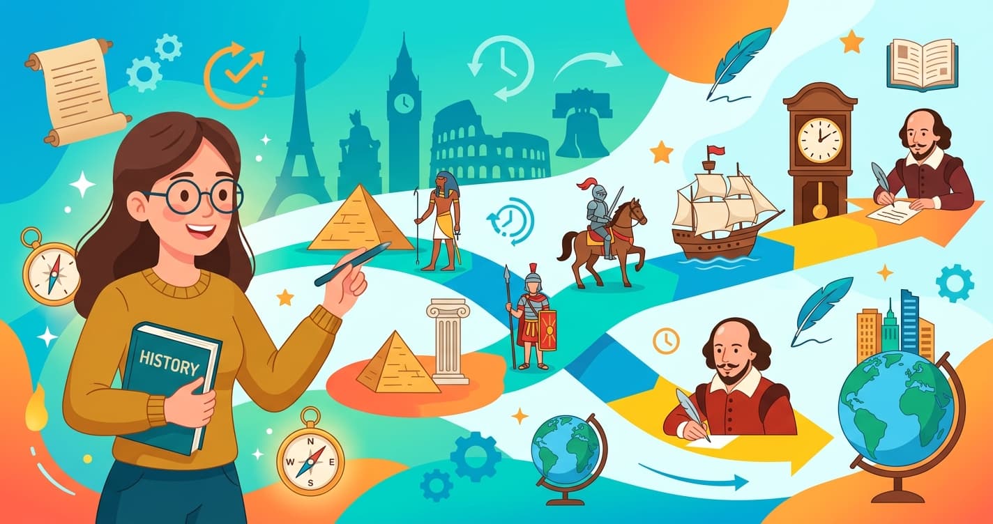 Learn English Through History: Master the Past Simple
