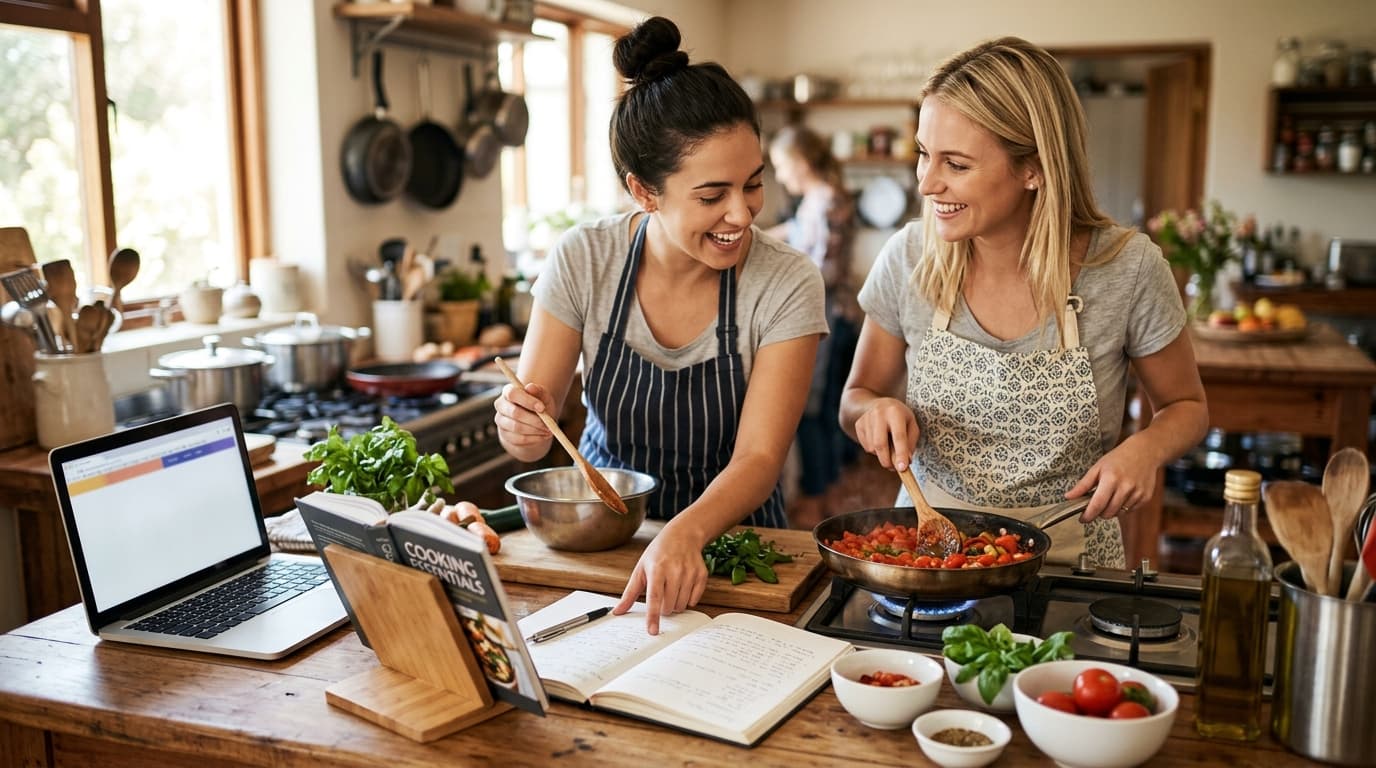 Learn English Kitchen Vocabulary: 12 Cooking Words